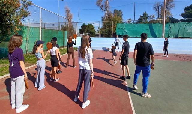 Συμμετοχή της Α΄ Ε.Σ.Α.Ξ. στην σχολική Δράση «Παίζω με μία ρακέτα και μία μπάλα»